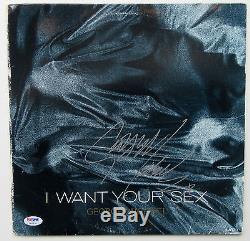 George Michael Autographed I Want Your Sex 12 Vinyl Record Album Signed PSA coa