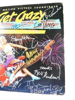 Get Crazy Cast Signed Autographed Record Album 15 Sigs Lou Reed McDowell JSA