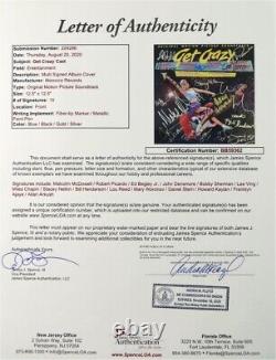 Get Crazy Cast Signed Autographed Record Album 15 Sigs Lou Reed McDowell JSA