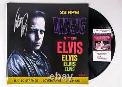 Glenn Danzig Singed Autographed DANZIG SINGS ELVIS Vinyl Album PROOF JSA COA