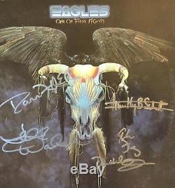 Glenn Frey & Eagles Autographed'One Of These Nights' Signed Album (Don Henley)