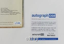 Gordon Lightfoot Autographed Signed Sundown Album LP Record Vinyl ACOA