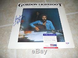 Gordon Lightfoot Cold on Shoulder Signed Autographed Album Record PSA Certified