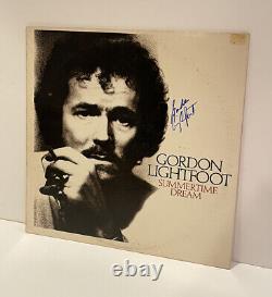 Gordon Lightfoot Signed Summertime Dream Album Vinyl Record COA Proof