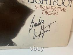 Gordon Lightfoot Summertime Dream Signed Autographed Album Record BAS Certified
