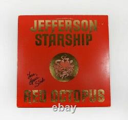 Grace Slick Starship Red Octopus Autographed Signed Album LP Record JSA COA