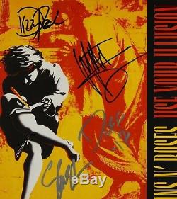Guns N Roses Slash Duff Dizzy Matt JSA Autograph Signed Album Illusions Record