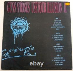 Guns & Roses all 5 Original Band Autographed Signed LP Album Beckett Certified 3