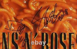 Guns n Roses JSA Signed Autograph 12 Album Flat Record Slash Duff McKagan