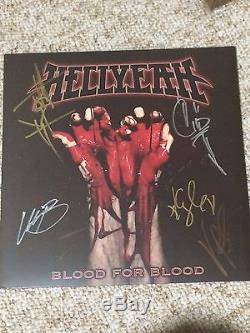 Hellyeah Autographed Signed Vinyl Album With Signing Picture Proof
