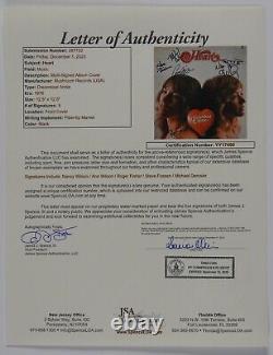Heart Band JSA Ann Nancy Wilson Dreamboat Annie Signed Autograph Record Album