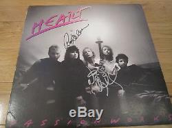 Heart Signed Album Coa Autographed Vinyl Record Lp Nancy + Ann Wilson