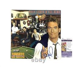 Huey Lewis & The News Signed Sports Vinyl Record Album Autographed JSA COA