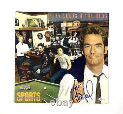 Huey Lewis & The News Signed Sports Vinyl Record Album Autographed JSA COA