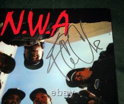 ICE CUBE signed NWA STRAIGHT OUTTA COMPTON ALBUM LP EXACT PROOF COA