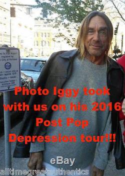 IGGY POP SIGNED'POST POP DEPRESSION' RECORD ALBUM LP withCOA PROOF JOSH HOMME +2