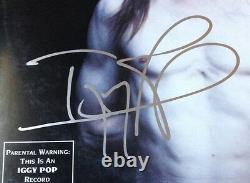 Iggy Pop Signed Autographed American Caesar Vinyl Record Lp Album Jsa