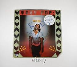 Iggy Pop Soldier Autographed Signed Album LP Record Beckett Authentic BAS COA