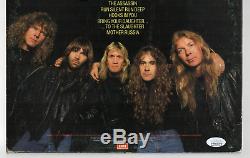 Iron Maiden band signed autographed record album! RARE! JSA COA