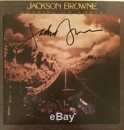 JACKSON BROWNE Signed Autographed RUNNING ON EMPTY Vinyl Record Album PSA DNA