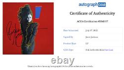 JANET JACKSON Control Autograph Signed Vinyl Record Album LP, ACOA