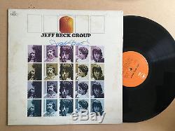 Jeff Beck Autograph He Signed Self Titled Group Record 1972 Album