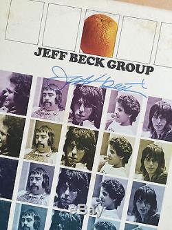 Jeff Beck Autograph He Signed Self Titled Group Record 1972 Album