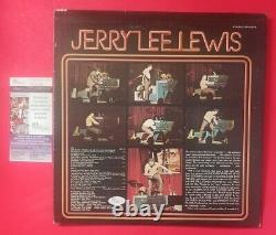 JERRY LEE LEWIS SIGNED LIVE LP ALBUM CERTIFIED AUTHENTIC WITH JSA COA psa bas