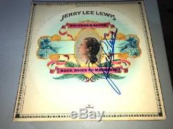 JERRY LEE LEWIS Signed Autographed SOUTHERN ROOTS Album LP