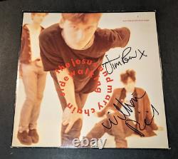 JESUS AND MARY CHAIN signed autographed SIDEWALKING EP RECORD ALBUM BECKETT BAS