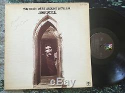 Jim Croce Autograph He Signed You Don't Mess Around With Jim 1972 Record Album