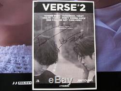 JJ PROJECT JB autographed mini 2nd album VERSE 2 CD+photobook K-POP 082017