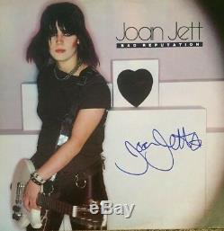 JOAN JETT Autographed Signed BAD REPUTATION Vinyl Record Album PSA DNA RUNAWAYS