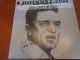 JOHNNY CASH AUTOGRAPHED RECORD ALBUM HAPPINESS IS YOU COA RARE