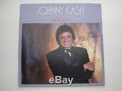JOHNNY CASH -Rare AUTOGRAPHED ALBUM - Country & Rock Legend LP SIGNED by CASH