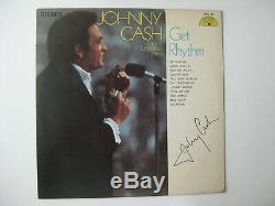 JOHNNY CASH Rare AUTOGRAPHED ALBUM SUN RECORDS LP HAND SIGNED By CASH
