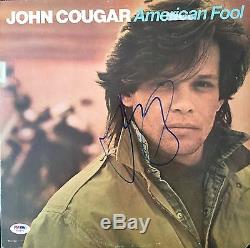 JOHN COUGAR MELLENCAMP AUTOGRAPHED AMERICAN FOOL SIGNED PSA/DNA LP RECORD ALBUM