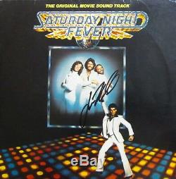JOHN TRAVOLTA AUTOGRAPHED SIGNED VINYL RECORD ALBUM SATURDAY NGHT FEVER withCOA