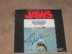 JOHN WILLIAMS SIGNED AUTOGRAPH JAWS SOUNDTRACK VINYL RECORD ALBUM WithCOA