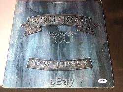 JON BON JOVI Signed Autographed NEW JERSEY Album LP PSA/DNA