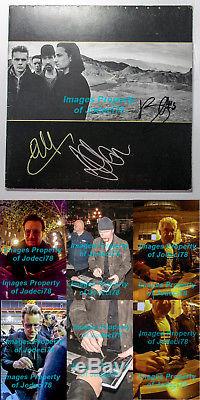 JOSHUA TREE Bono Edge & Adam Clayton Signed U2 Vinyl Album EXACT PROOF JSA COA