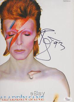 JSA FULL LETTER David Bowie signed AUTHENTIC ALADDIN SANE album NEW condition