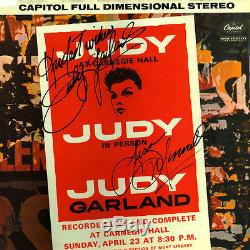 JUDY GARLAND SIGNED ALBUM RARE COA INC GUARANTEED AUTHENTIC LIZA MINNELLI SIGNED
