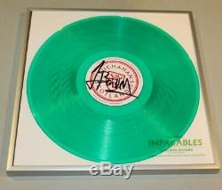 J Balvin Signed Autograph Framed Green Vinyl LP Album Recod Buchanan's Scotland