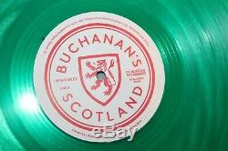 J Balvin Signed Autograph Framed Green Vinyl LP Album Recod Buchanan's Scotland