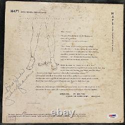 Jackie Gleason The Honeymooners Autograph Signed Vinyl Record Album LP PSA/DNA