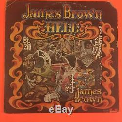 James Brown Hell Signed Autographed Record Album Cover