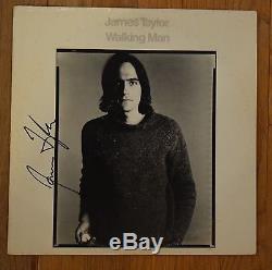James Taylor Signed Autographed Walking Man Record Album Lp Vinyl