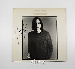 James Taylor Walking Man Autographed Signed Album LP Record Authentic JSA COA