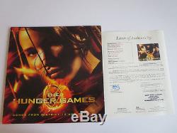 Jennifer Lawrence Signed Album Record Lp Hunger Games 12 Vinyl Jsa Proof